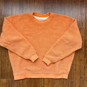 Outdoor‎ Voices Wool Sherpa Fleece Crewneck Sweatshirt Women's Medium